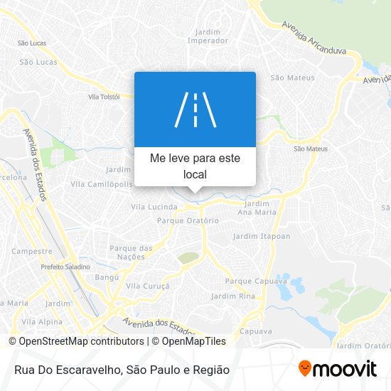 Rua Do Escaravelho mapa