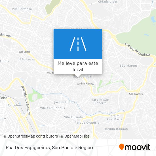 Rua Dos Espigueiros mapa