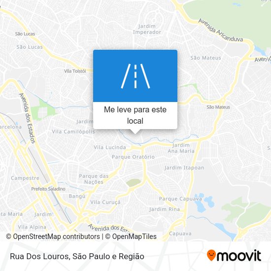 Rua Dos Louros mapa