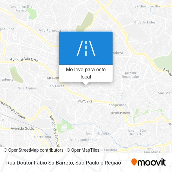 Rua Doutor Fábio Sá Barreto mapa