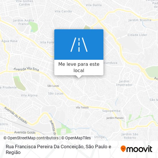 Rua Francisca Pereira Da Conceição mapa