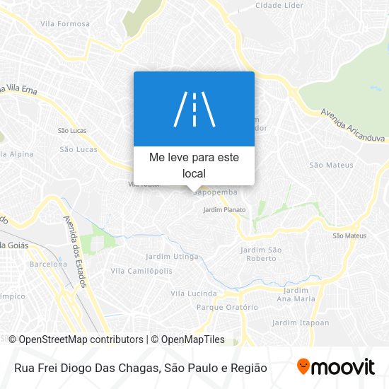 Rua Frei Diogo Das Chagas mapa