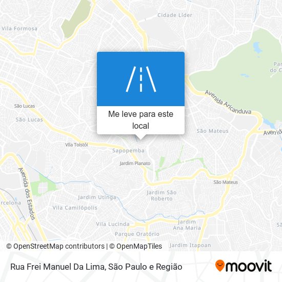 Rua Frei Manuel Da Lima mapa