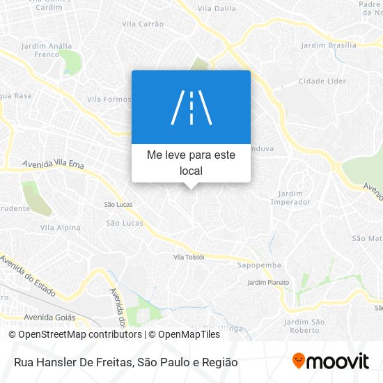 Rua Hansler De Freitas mapa