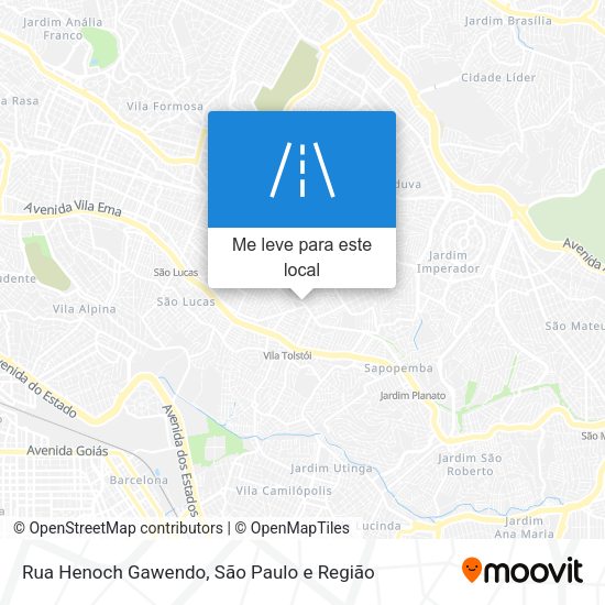 Rua Henoch Gawendo mapa