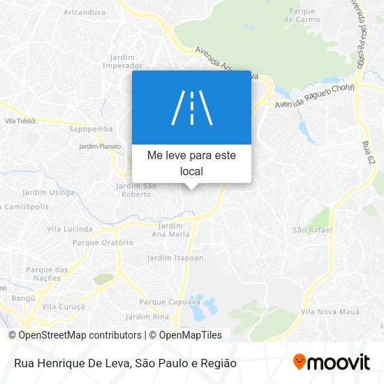 Rua Henrique De Leva mapa