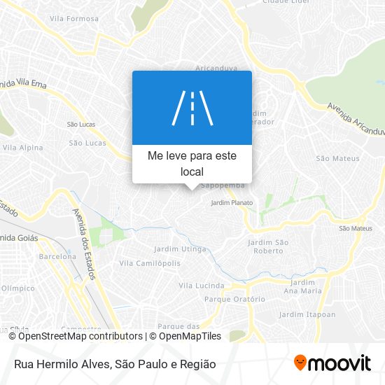 Rua Hermilo Alves mapa