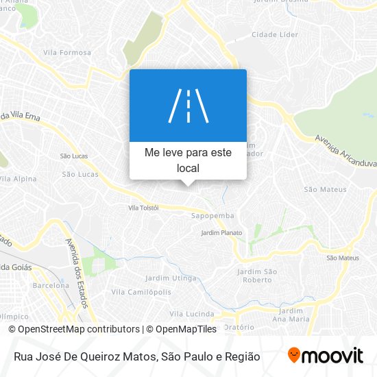 Rua José De Queiroz Matos mapa