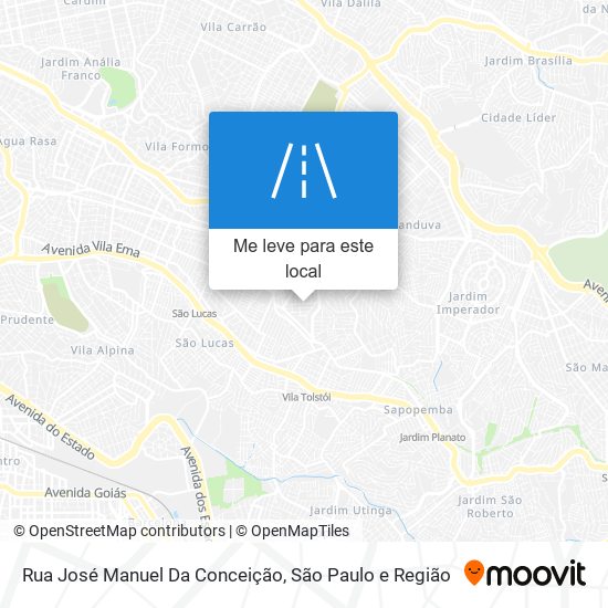 Rua José Manuel Da Conceição mapa