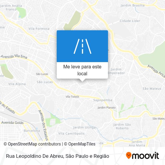 Rua Leopoldino De Abreu mapa
