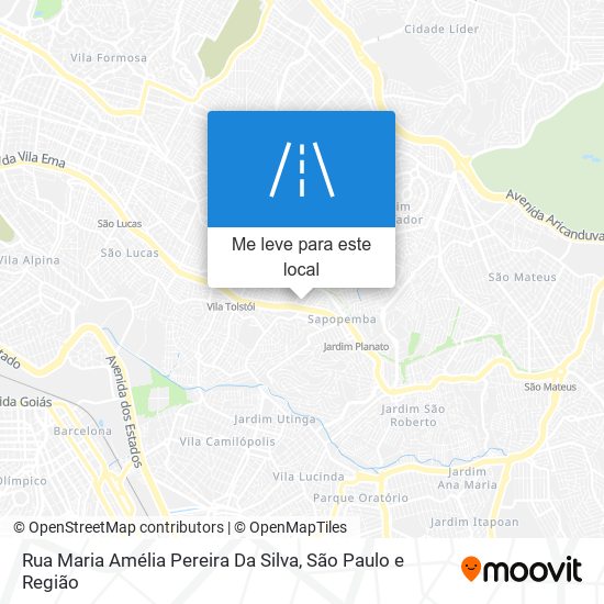 Rua Maria Amélia Pereira Da Silva mapa