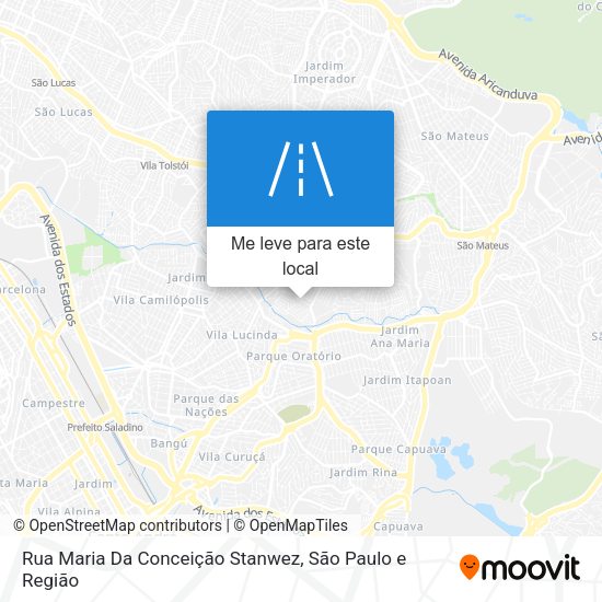 Rua Maria Da Conceição Stanwez mapa