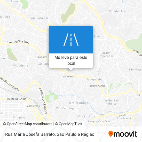 Rua Maria Josefa Barreto mapa