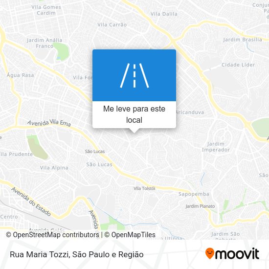 Rua Maria Tozzi mapa