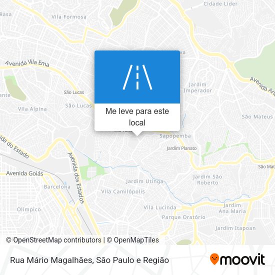 Rua Mário Magalhães mapa
