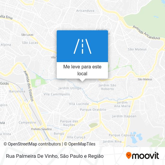 Rua Palmeira De Vinho mapa