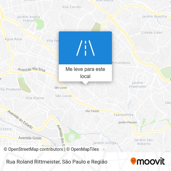 Rua Roland Rittmeister mapa
