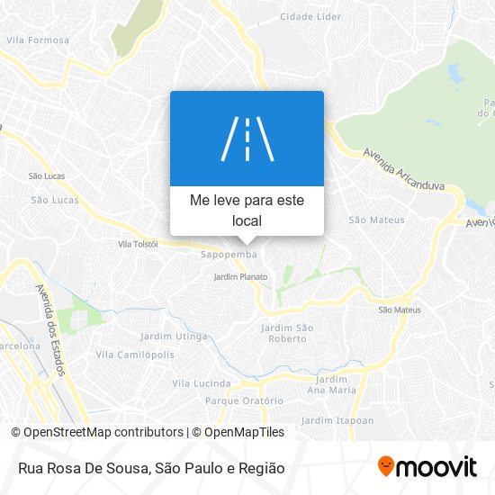 Rua Rosa De Sousa mapa