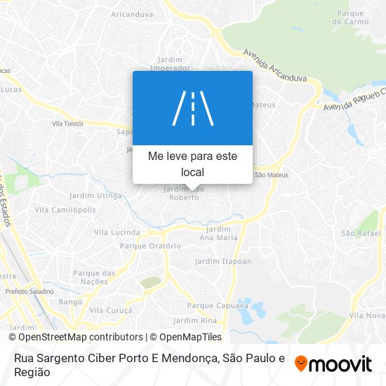 Rua Sargento Ciber Porto E Mendonça mapa