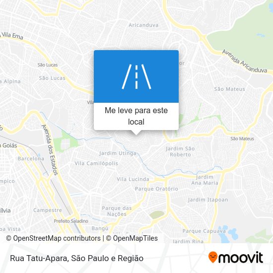 Rua Tatu-Apara mapa