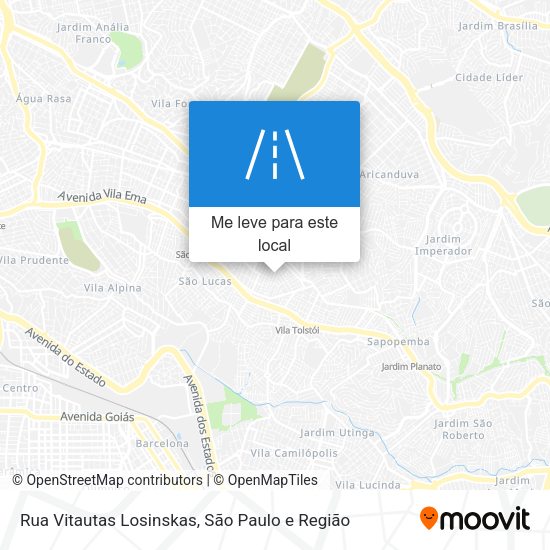 Rua Vitautas Losinskas mapa