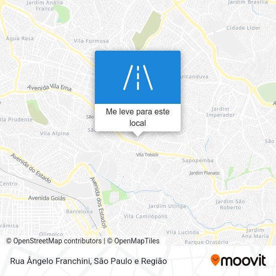 Rua Ângelo Franchini mapa