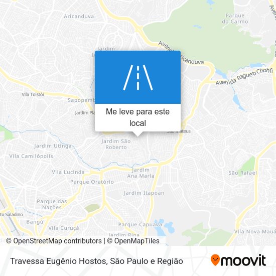 Travessa Eugênio Hostos mapa