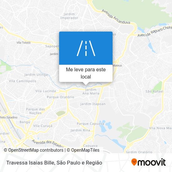 Travessa Isaias Bille mapa