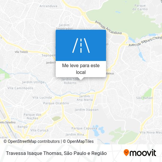 Travessa Isaque Thomas mapa