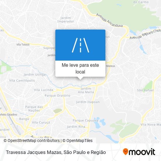 Travessa Jacques Mazas mapa