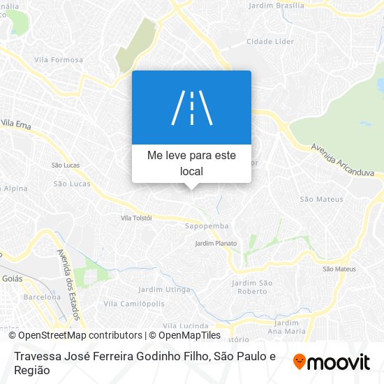 Travessa José Ferreira Godinho Filho mapa