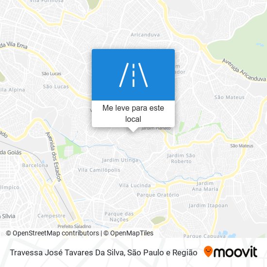 Travessa José Tavares Da Silva mapa