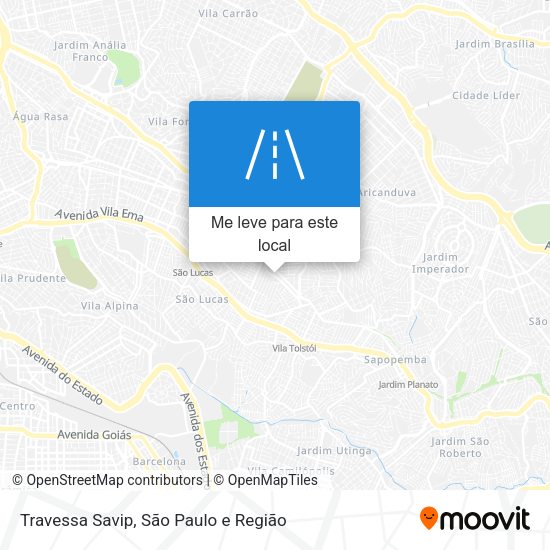 Travessa Savip mapa