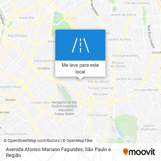 Avenida Afonso Mariano Fagundes mapa
