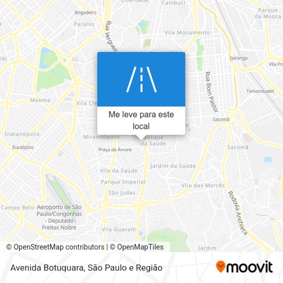 Avenida Botuquara mapa