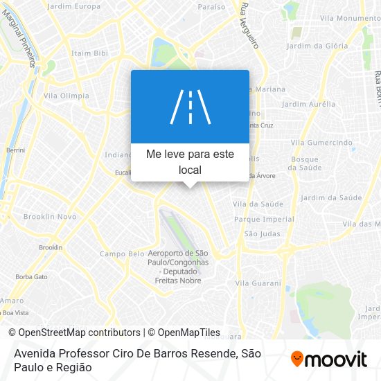 Avenida Professor Ciro De Barros Resende mapa