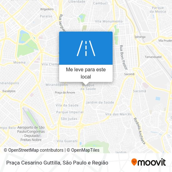 Praça Cesarino Guttilla mapa