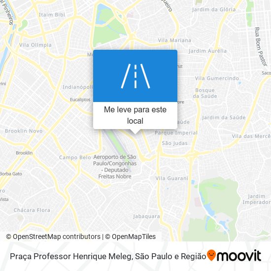 Praça Professor Henrique Meleg mapa