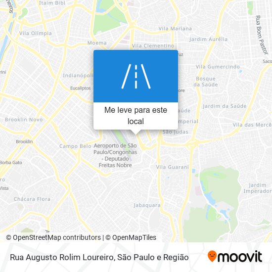 Rua Augusto Rolim Loureiro mapa