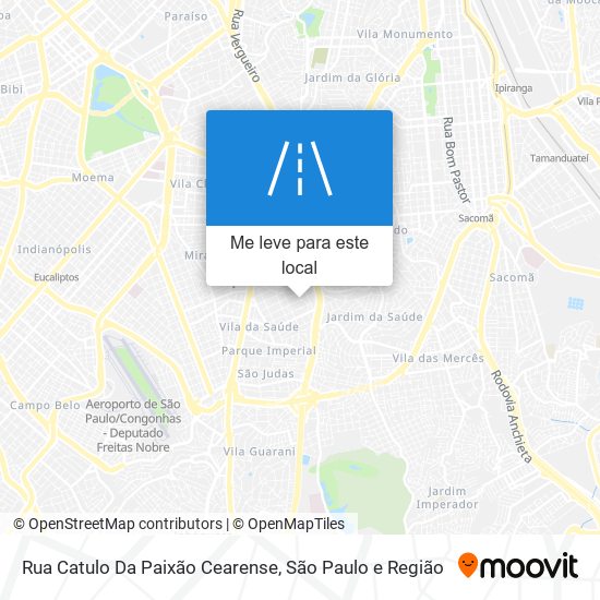 Rua Catulo Da Paixão Cearense mapa