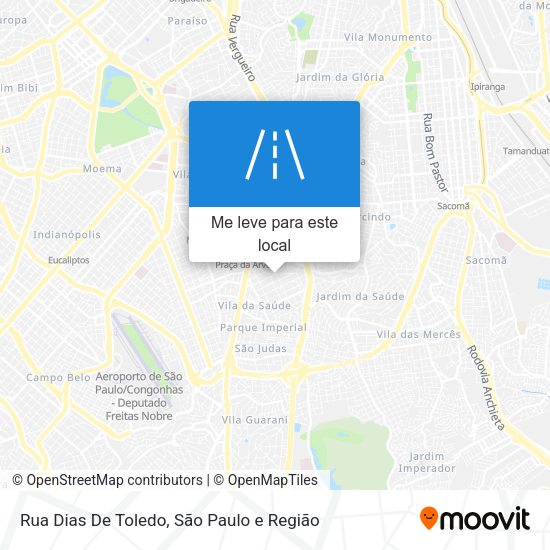 Rua Dias De Toledo mapa