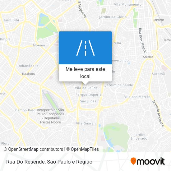 Rua Do Resende mapa