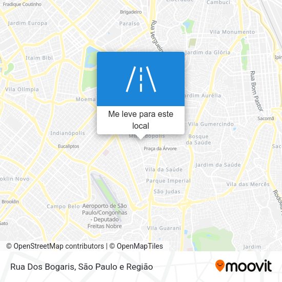 Rua Dos Bogaris mapa