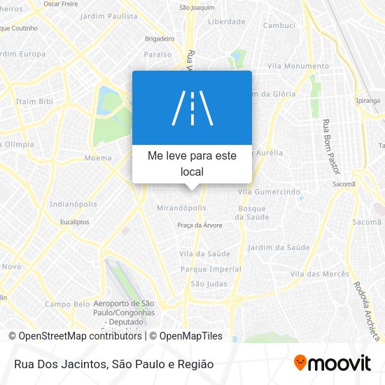 Rua Dos Jacintos mapa