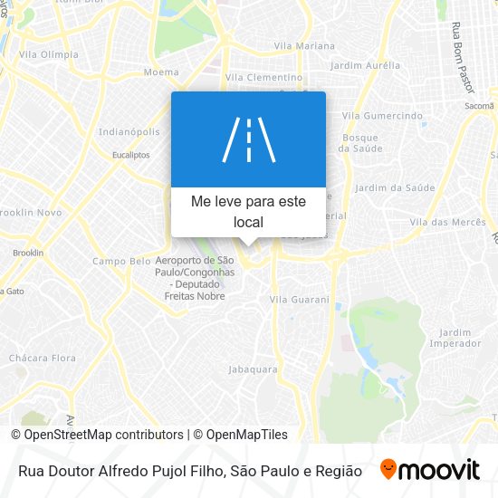 Rua Doutor Alfredo Pujol Filho mapa
