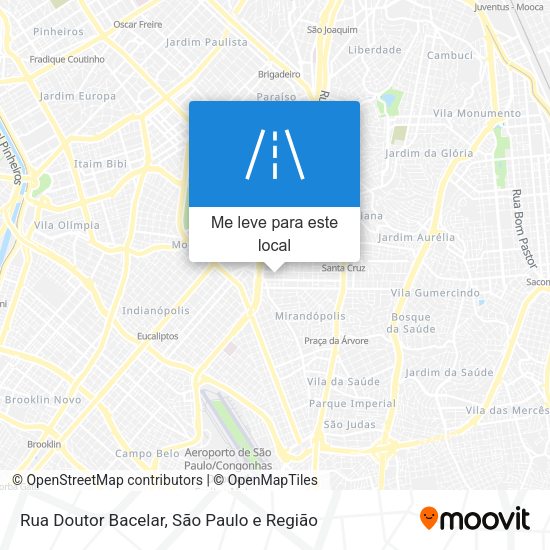 Rua Doutor Bacelar mapa