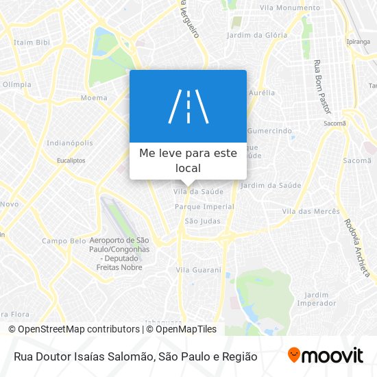 Rua Doutor Isaías Salomão mapa