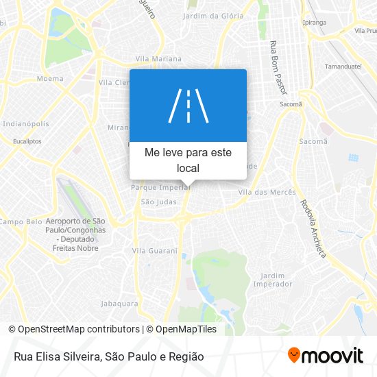 Rua Elisa Silveira mapa