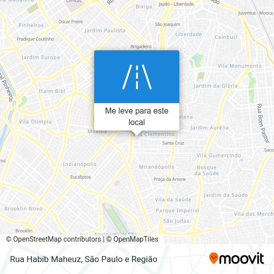Rua Habib Maheuz mapa