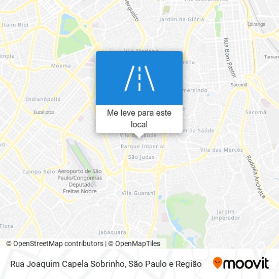 Rua Joaquim Capela Sobrinho mapa